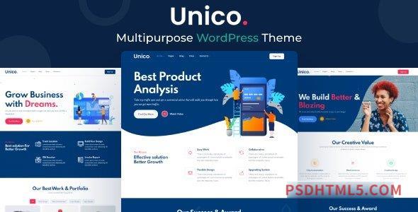 Unico v1.6 – Multipurpose wordpress主题-WordPress Theme-尚睿切图网