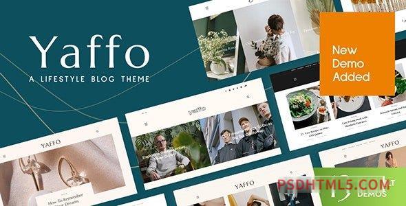 Yaffo v1.4.13 – A Lifestyle Personal Blog wordpress主题-WordPress Theme-尚睿切图网