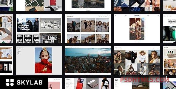 Skylab v3.9.2 – Responsive Creative Portfolio wordpress主题-WordPress Theme-尚睿切图网