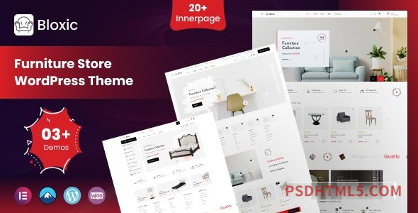 Bloxic v1.0 – Furniture Store WooCommerce Theme-尚睿切图网