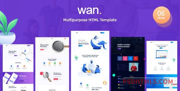 Wan – Creative Business Agency-尚睿切图网