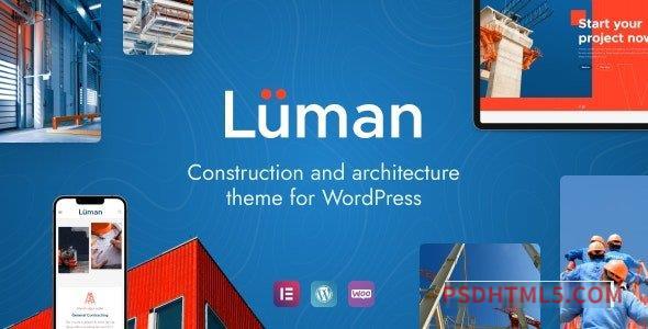 Luman v1.5.1 - Construction wordpress主题-WordPress Theme-尚睿切图网