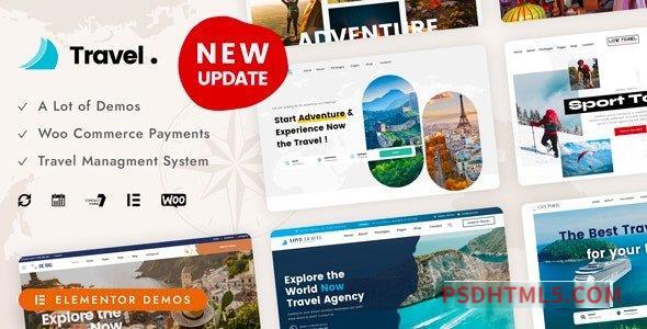 Love Travel v5.0 - Creative Travel Agency WordPress-尚睿切图网