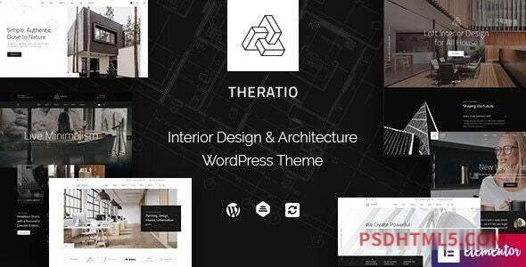 Theratio v1.2.5.1 – Architecture – Interior Design Elementor-尚睿切图网