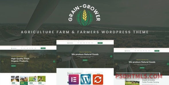 Graingrower v1.0.3 – Agriculture Farming wordpress主题-WordPress Theme-尚睿切图网