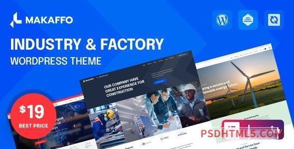 Makaffo v1.0.1 – Industry – Factory wordpress主题-WordPress Theme-尚睿切图网