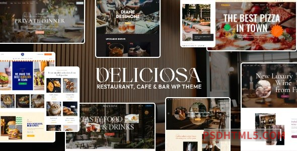Deliciosa v1.0 - Restaurant, Cafe - Bar wordpress主题-WordPress Theme-尚睿切图网