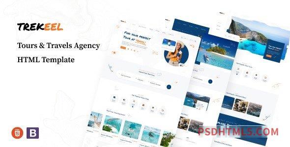 Trekee - Tours - Travels Agency HTML Template-尚睿切图网