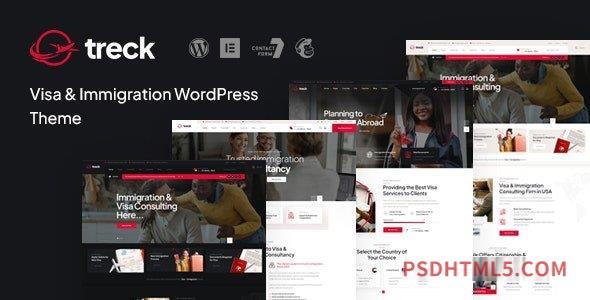 Treck v1.0.0 – Immigration and Visa Consulting wordpress主题-WordPress Theme-尚睿切图网