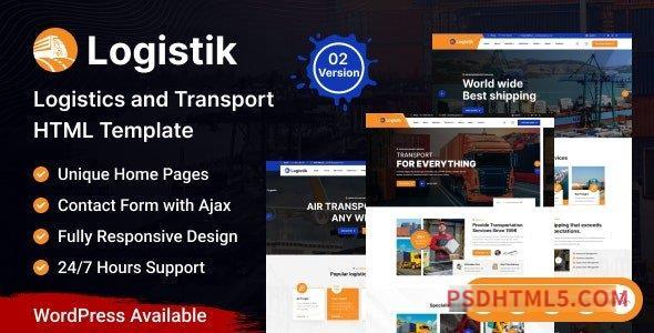 Logistik - Transport - Logistics HTML Template-尚睿切图网