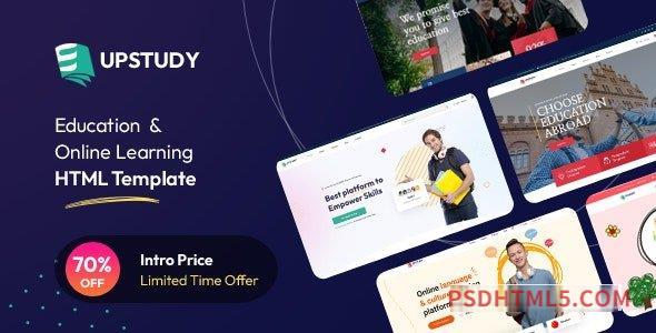 图片[1]-Upstudy - Education HTML Template-尚睿切图网