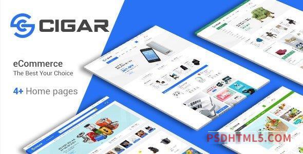 Cigar v2.0.1 – Electronics – Organic Store HTML Template-尚睿切图网