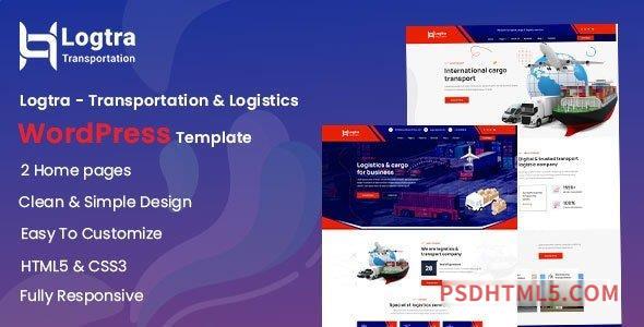 Logtra v1.0 – Transportation – Logistics wordpress主题-WordPress Theme-尚睿切图网