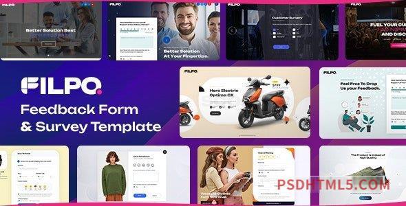 Filpo - Feedback Form - Survey Template-尚睿切图网