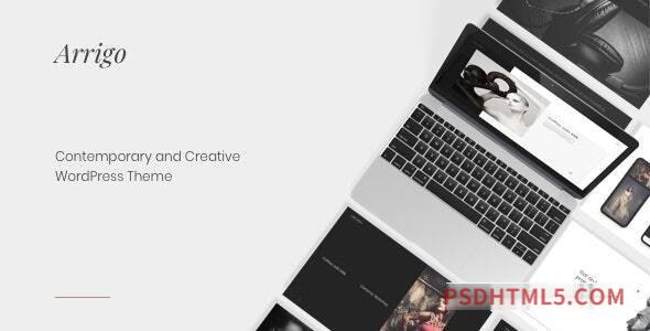 Arrigo v2.5.2 – Contemporary Creative Portfolio Elementor wordpress主题-WordPress Theme-尚睿切图网