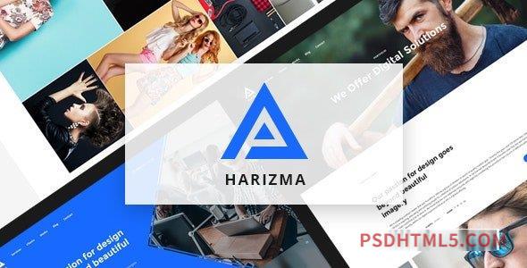 Harizma v1.0 – Modern Creative Agency HTML5 Template-尚睿切图网