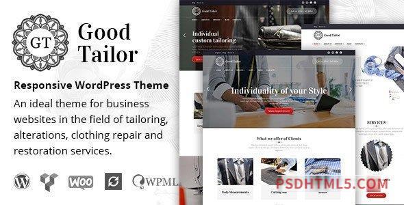 Good Tailor v1.5.13 - Fashion - Tailoring Services wordpress主题-WordPress Theme-尚睿切图网