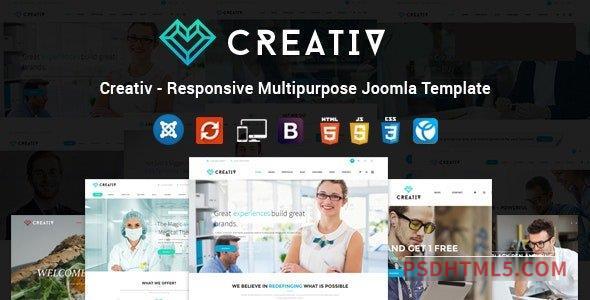 Creativ v2.0 - Responsive Multipurpose Joomla Template-尚睿切图网