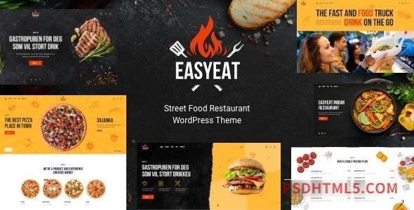 EasyEat v1.0 - Street Food Restaurant wordpress主题-WordPress Theme-尚睿切图网