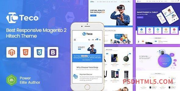 Teco v2.2.0 – Responsive Hitech/Digital Magento 2 Store Theme-尚睿切图网