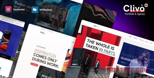 Clivo v1.0.7 – Portfolio – Agency WordPress-尚睿切图网