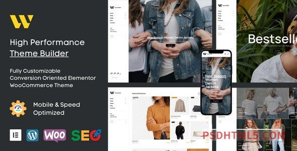 Wooma v1.0.6 – Fashion Store Ecommerce Elementor Theme-尚睿切图网