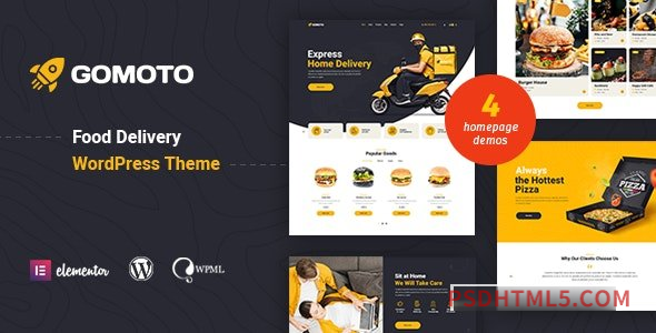 Gomoto v1.3.5 - Food Delivery - Medical Supplies wordpress主题-WordPress Theme-尚睿切图网