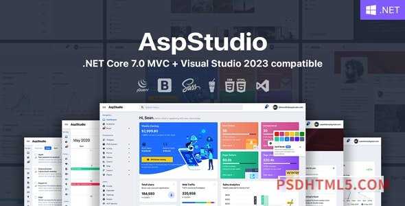 AspStudio v4.1 - ASP.NET Core 7.0 MVC Bootstrap 5 Admin Template-尚睿切图网