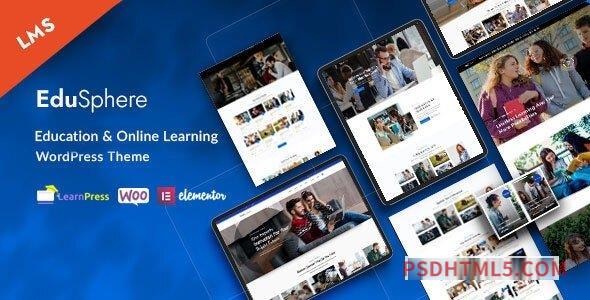 EduSphere v1.5.0 - Education - Online Learning wordpress主题-WordPress Theme-尚睿切图网