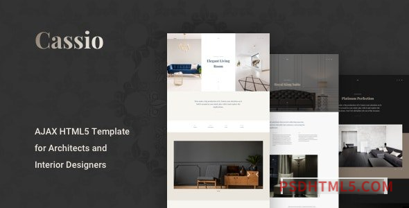 Cassio – Architect Portfolio AJAX HTML5 Template-尚睿切图网