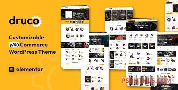 Druco v1.1.1 – Elementor WooCommerce wordpress主题-WordPress Theme-尚睿切图网