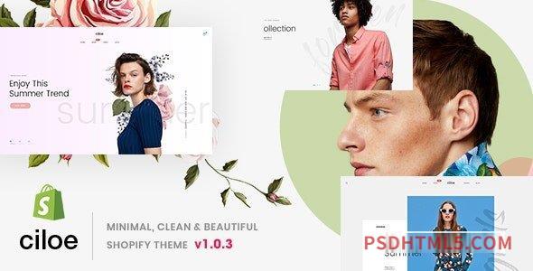 Ciloe v1.0.3 – Minimal, Clean – Beautiful Shopify Theme-尚睿切图网