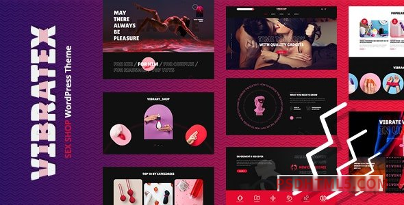 Vibratex v1.0.1 – Adult Toys Shop wordpress主题-WordPress Theme-尚睿切图网