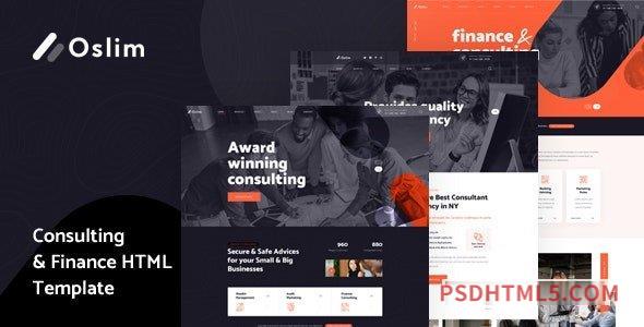 Oslim – Consulting Finance HTML Template-尚睿切图网