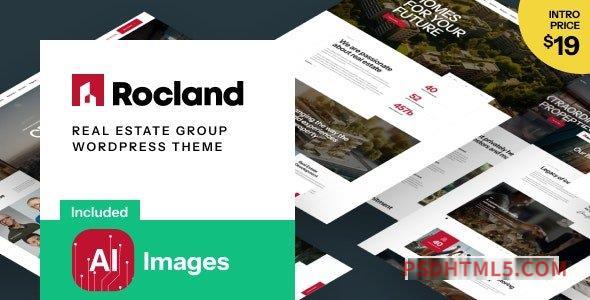 Rocland v1.0.0 – Real Estate Group wordpress主题-WordPress Theme-尚睿切图网