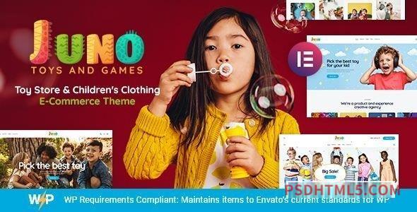 Juno v2.12 - Kids Toys - Games Store wordpress主题-WordPress Theme-尚睿切图网