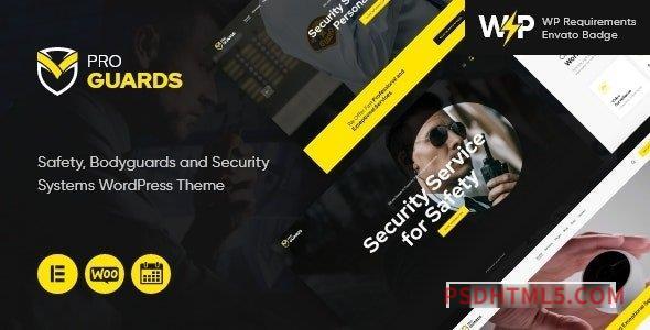 ProGuards v2.5 – Safety Body Guard – Security wordpress主题-WordPress Theme-尚睿切图网