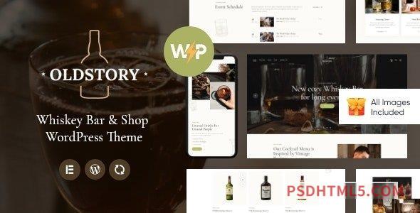 OldStory v2.9 - Whisky Bar | Pub | Restaurant wordpress主题-WordPress Theme-尚睿切图网