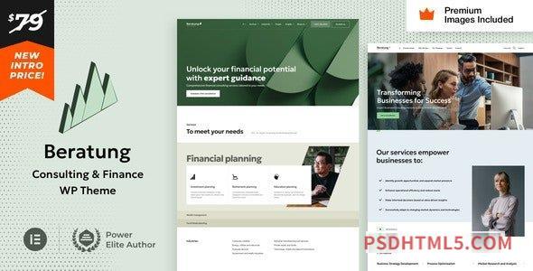 Beratung v1.0 – Consuting – Finance WordPress-尚睿切图网