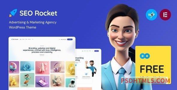 Seo Rocket v2.0 – Advertising – Marketing wordpress主题-WordPress Theme-尚睿切图网