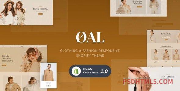 OAL – Clothing – Fashion Responsive Shopify 2.0 Theme-尚睿切图网