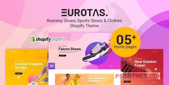 Eurotas v1.0 - Running Shoes, Sports Shoes - Clothes Shopify Theme-尚睿切图网