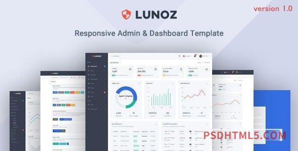 Lunoz – Admin – Dashboard Template-尚睿切图网