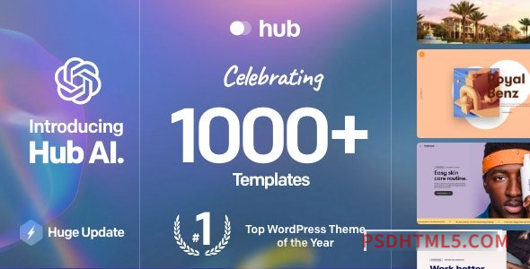 Hub v4.1.2 – Responsive Multi-Purpose wordpress主题-WordPress Theme-尚睿切图网