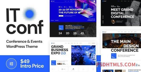 ITconf v1.0.1 – Conference – Events wordpress主题-WordPress Theme-尚睿切图网