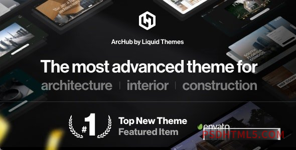 ArcHub v1.2.3 – Architecture and Interior Design wordpress主题-WordPress Theme-尚睿切图网