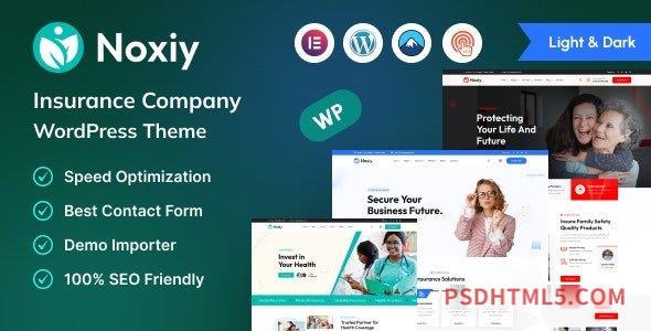 Noxiy v1.0.1 - Insurance Company wordpress主题-WordPress Theme-尚睿切图网