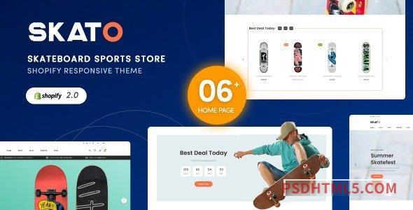 Skato v1.0.0 – Skateboard Sports Store Shopify 2.0 Theme-尚睿切图网