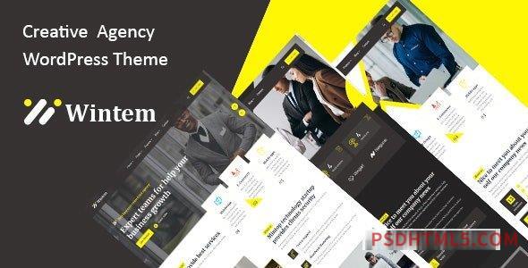 Wintem v1.0 – Creative Agency wordpress主题-WordPress Theme-尚睿切图网