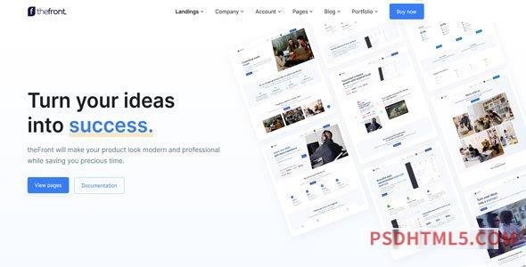 theFront v5.0.0 – Multipurpose Template + UI Kit-尚睿切图网